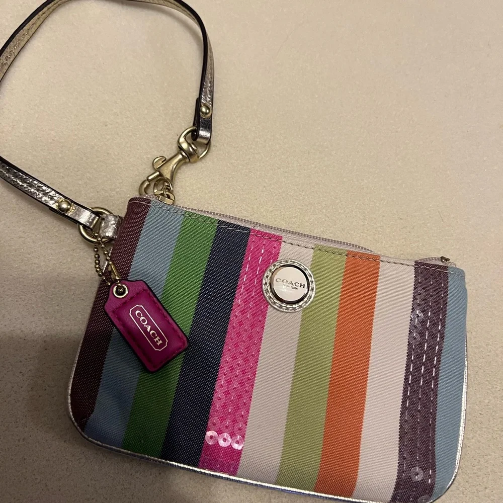 Coach 65th Anniversary Edition Legacy Striped Crossbody Bag with Wallet Set - Picture 2 of 16